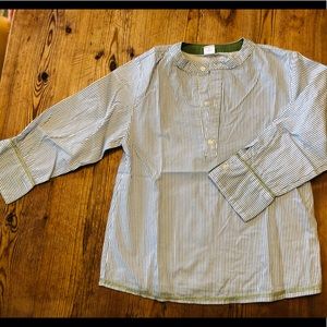 Egg Collective Baby Mandarin striped shirt Size 5Y